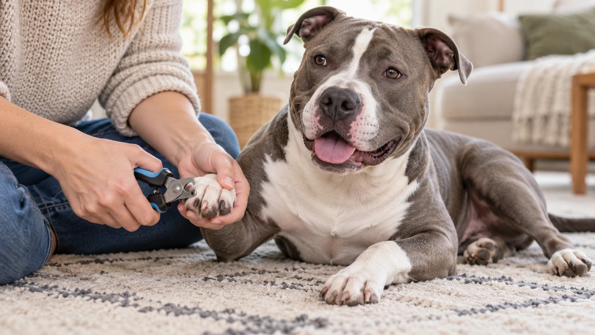 American Staffordshire köpek — bakım ve tımar